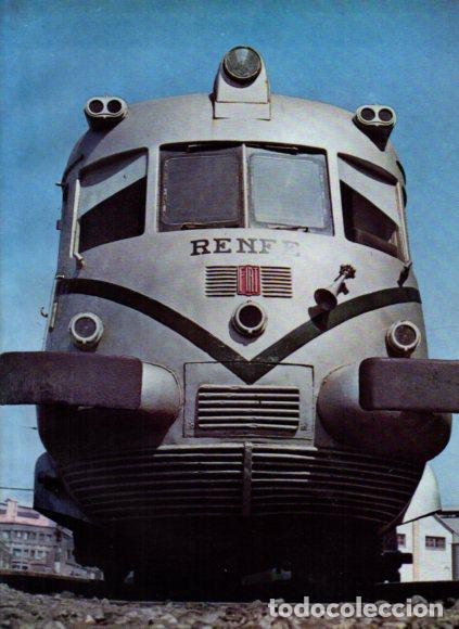 Livros em segunda m&atilde;o: LAMINA V53857: Frontal de la locomotora Taf de RENFE