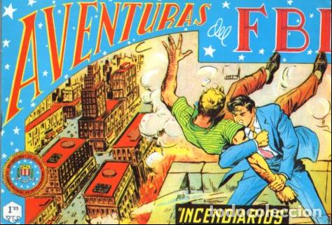 Libros: V10071: Facsimil: Aventuras del FBI numero 163. Incendiarios