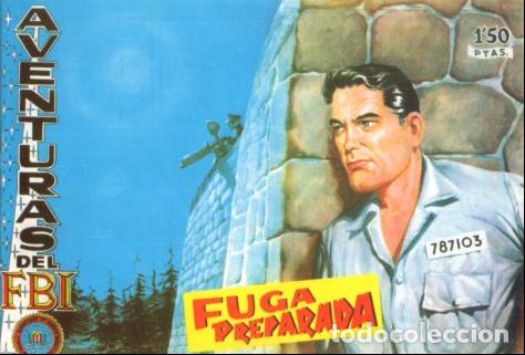 Libros: V10077: Facsimil: Aventuras del FBI numero 169. Fuga preparada