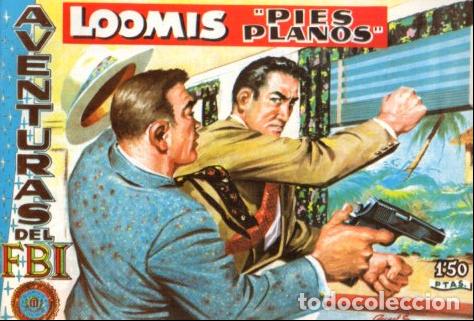 Libros: V10088: Facsimil: Aventuras del FBI numero 180. Loomis Pies Planos