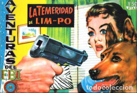 Libros: V10076: Facsimil: Aventuras del FBI numero 168. La temeridad de Lim-Po