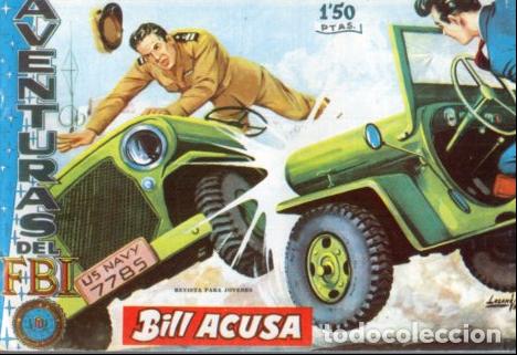 Libros: V10098: Facsimil: Aventuras del FBI numero 190. Bill acusa.