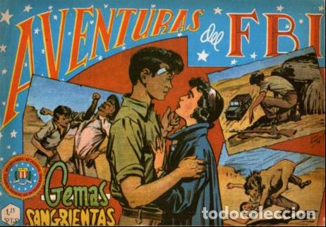 Libros: V10118: Facsimil: Aventuras del FBI numero 54. Gemas sangrientas