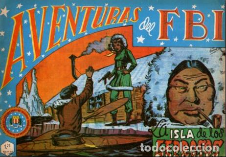 Libros: V10116: Facsimil: Aventuras del FBI numero 52. La isla de los leprosos