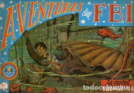 Libros: V10117: Facsimil: Aventuras del FBI numero 53. La ciudad submarina