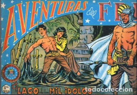 Libros: V10131: Facsimil: Aventuras del FBI numero 69. El lago de los Mil Idolos