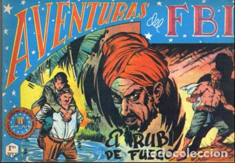 Libros: V10132: Facsimil: Aventuras del FBI numero 70. El Rubi de fuego