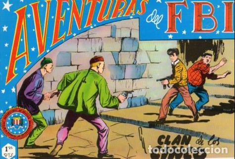 Libros: V10168: Facsimil: Aventuras del FBI numero 107. El Clan de los Cinco