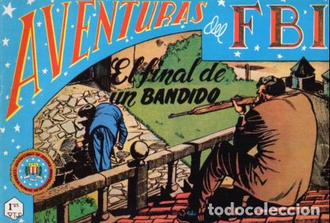 Libros: V10183: Facsimil: Aventuras del FBI numero 122. El final de un bandido