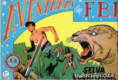Libros: V10188: Facsimil: Aventuras del FBI numero 127. Selva ecuatorial