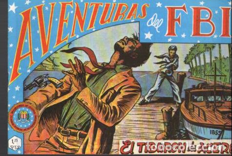 Livres: V10212: Facsimil: Aventuras del FBI numero 37. El tiburon de acero