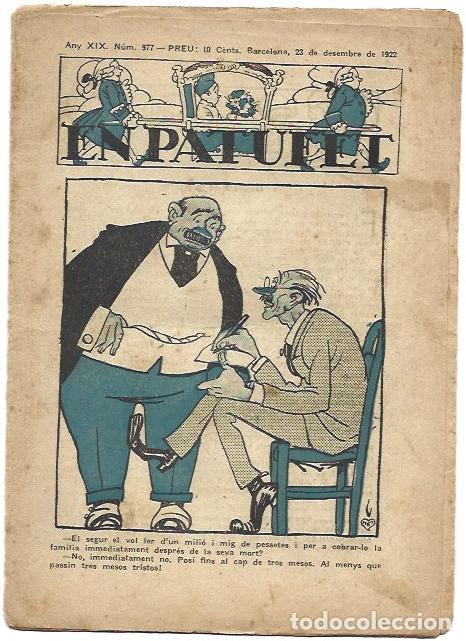 Livres: PATUFET 2911: En Patufet, a&ntilde;o XIX. Numero 977 - Impremta Muntaner
