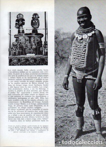 Libri di seconda mano: LAMINA V53729: Mujer Tharaka del Meru oriental, Kenya