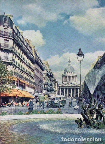 books: LAMINA V53814: Barrio Latino con el Pantheon al fondo, Paris