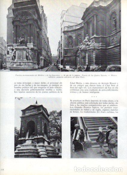books: LAMINA V53824: Fuentes de Moliere y de los Inocentes en Paris