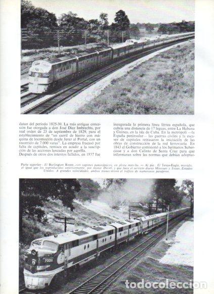 books: LAMINA V53859: Tren Burlington Route con vagones panoramicos