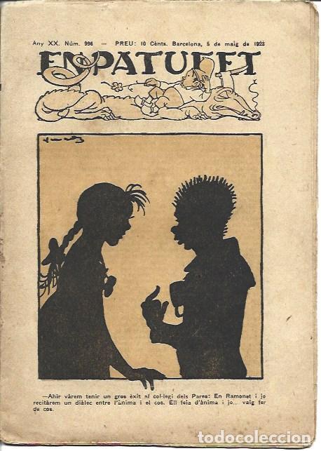 Livros em segunda m&atilde;o: PATUFET 3095: A&ntilde;o XX numero 996 - Impremta Muntaner