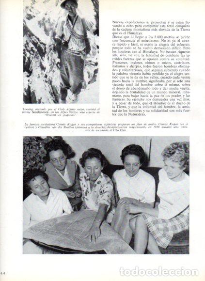 Livres: LAMINA V53835: Escaladora Claude Kogan junto a sus compa&ntilde;era alpinistas