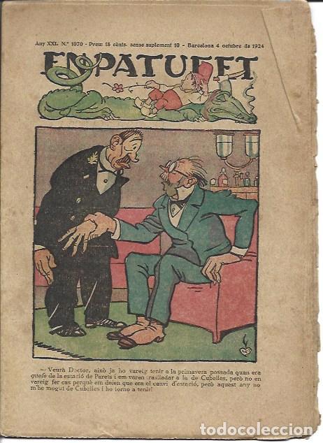 Livres: PATUFET 3099: A&ntilde;o XXI numero 1070 - Impremta Muntaner