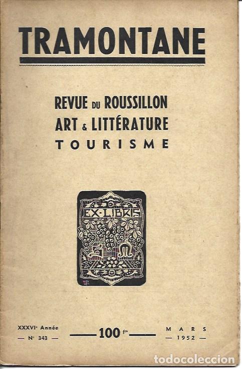 books: VARIOS 7362: Tramontane. Revue du Roussillon