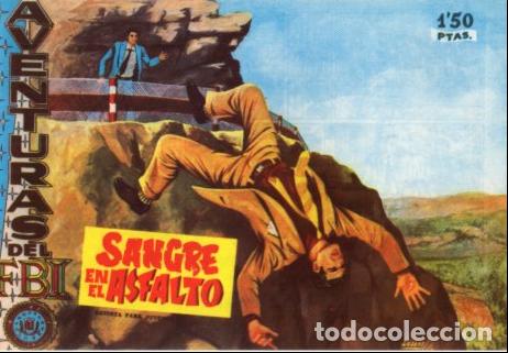 books: V10049: Facsimil: Aventuras del FBI numero 195. Sangre en el asfalto