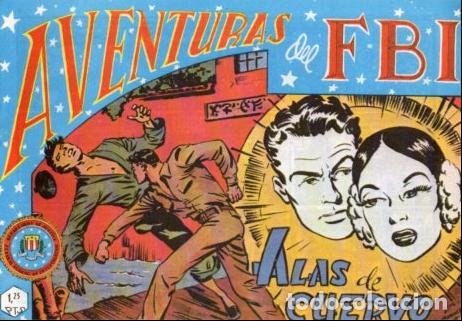 Livres: V10105: Facsimil: Aventuras del FBI numero 41. Alas de Cuervo