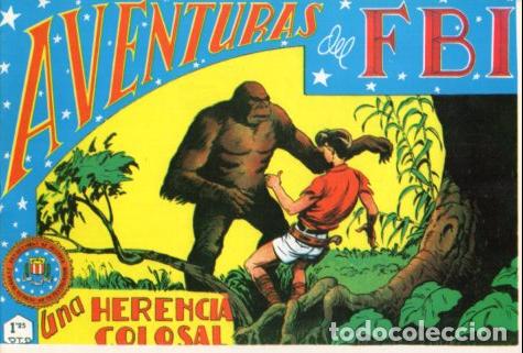 books: V10180: Facsimil: Aventuras del FBI numero 119. Una herencia colosal