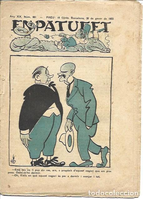 B&uuml;cher: PATUFET 2957: A&ntilde;o XX numero 981 - Impremta Muntaner