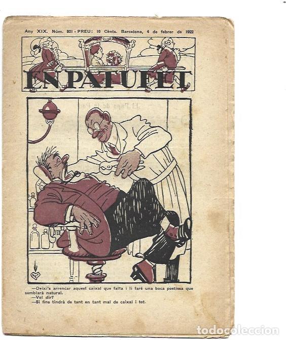 B&uuml;cher: PATUFET 2948: A&ntilde;o XIX numero 931 - Impremta Muntaner