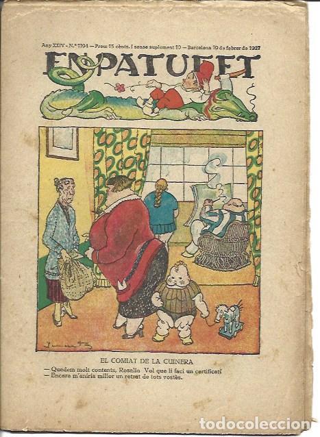Libros: PATUFET 3063: El comiat de la cuinera - Impremta Muntaner - Foto 1