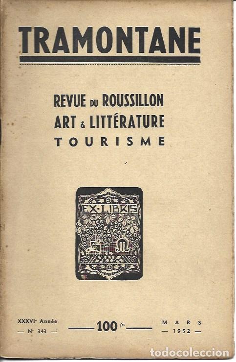 Libros: VARIOS 7363: Revue du Roussillon. Tramontane. Marzo