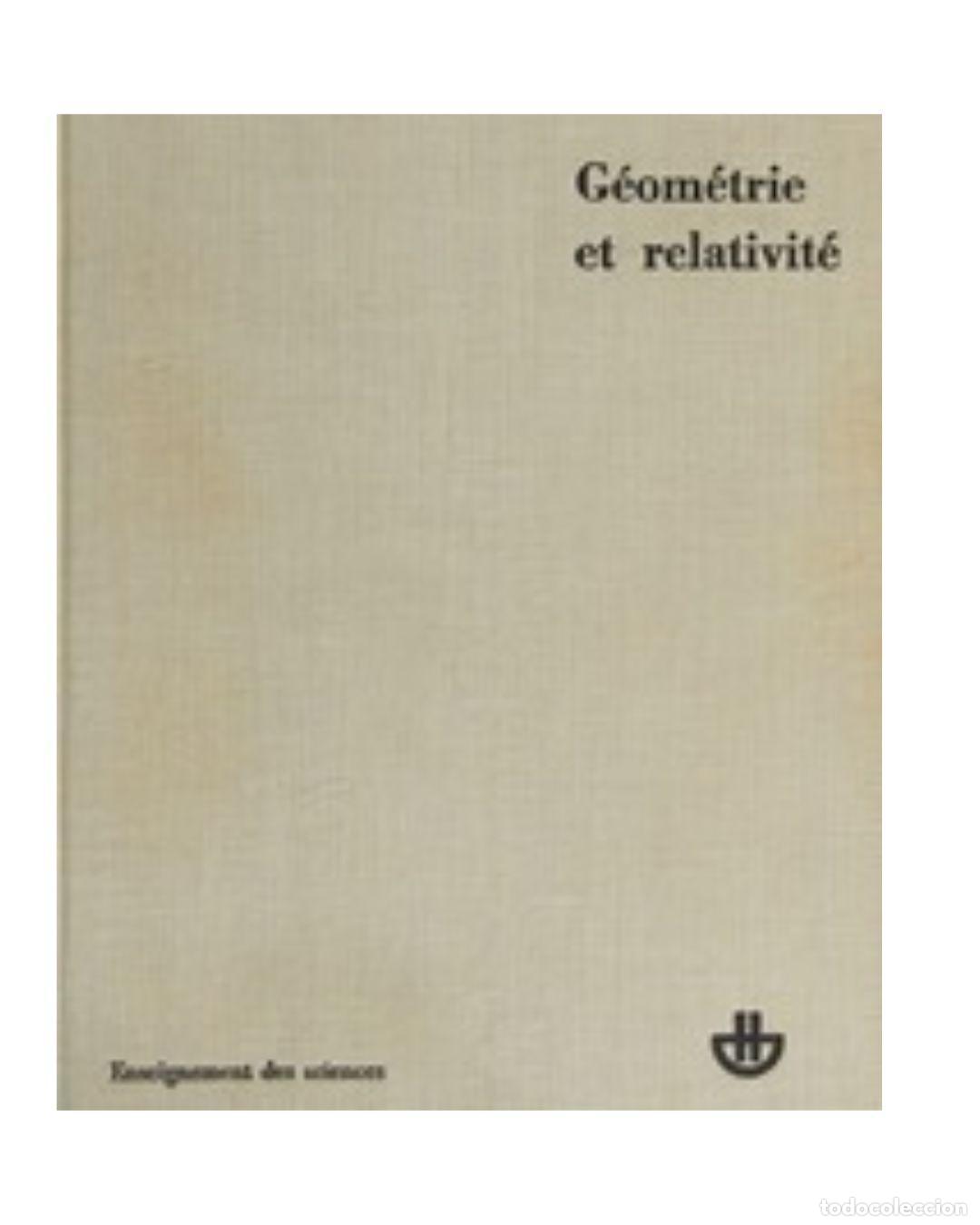 Libros: Geometrie et relativite - Souriau