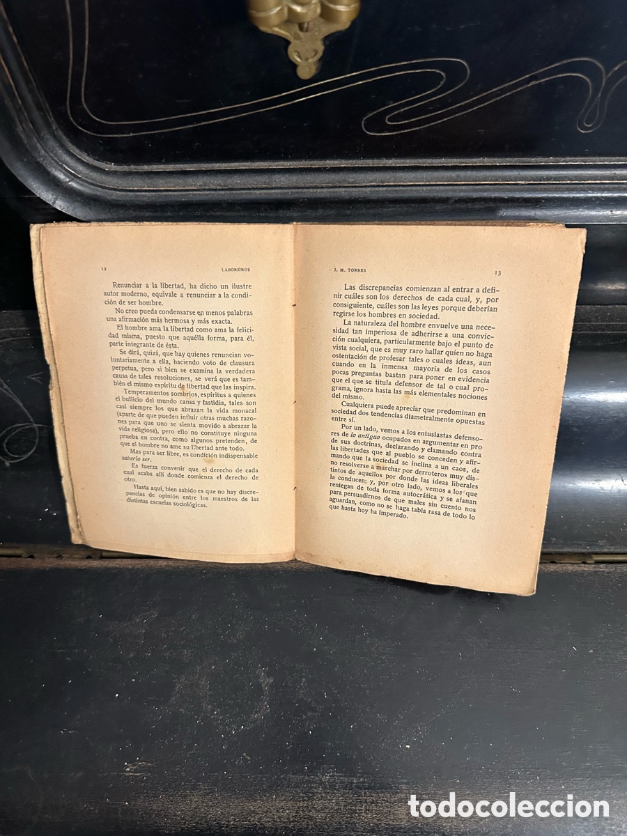 Libros: Libro antiguo titulado &rdquo;LABOREMOS&rdquo; de Jos&eacute; M. Torres. - Foto 4