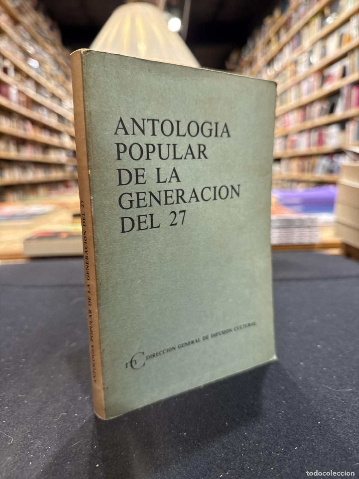 books: Antolog&iacute;a Popular de la generaci&oacute;n del 27 - VV.AA