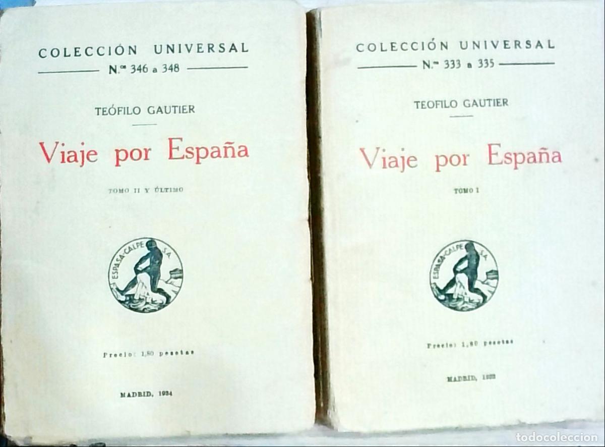 books: Viaje por Espa&ntilde;a. 2 tomos - Te&oacute;filo Gautier: