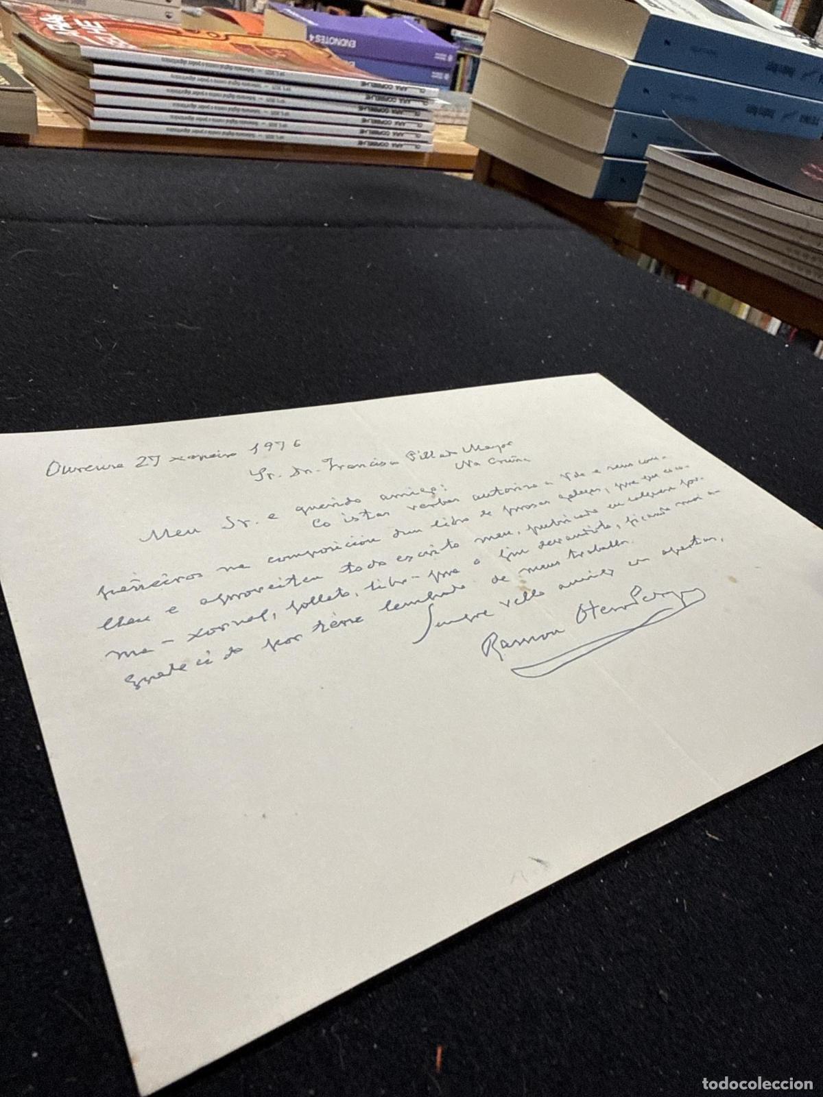 Livres: Carta de Ram&oacute;n Otero Pedrayo a Francisco Pillado Mayor - Otero Pedrayo