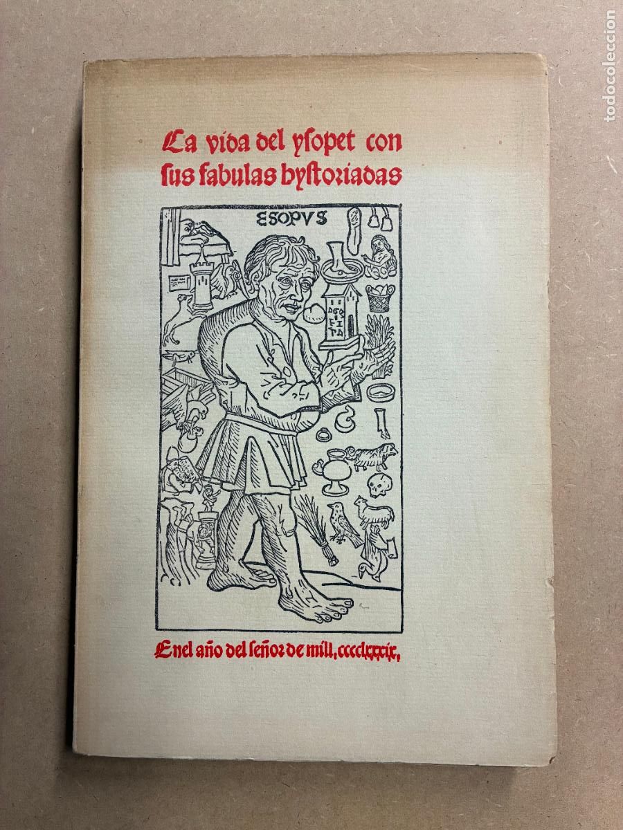 Libros: F&Aacute;BULAS DE ESOPO. (FACSIMIL DE LA PRIMERA EDICI&Oacute;N DE 1849). - ESOPO.
