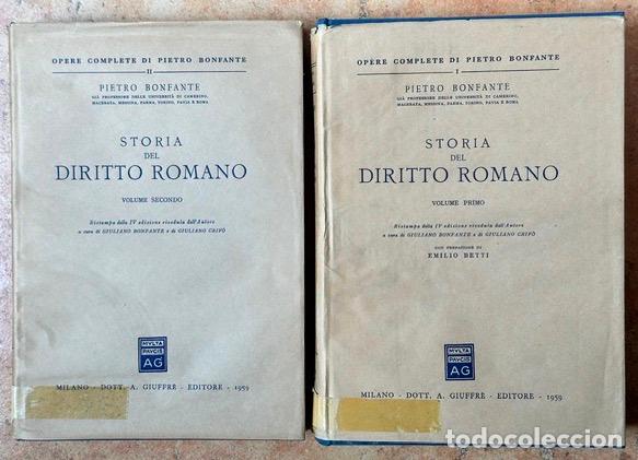 Libros: STORIA DEL DIRITTO ROMANO. Con prefazione di Emilio Betti - BONFANTE, Pietro