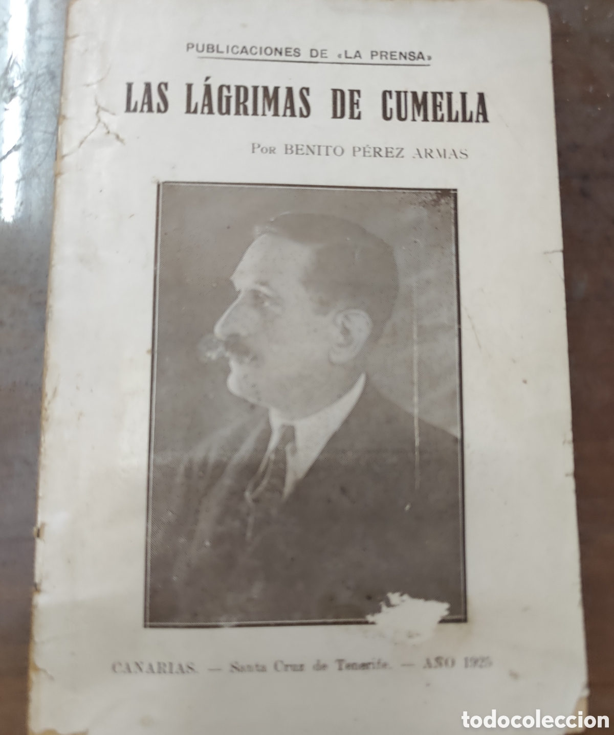 Libros: LAS LAGRIMAS DE CUMELLA. 1&ordf; Edici&oacute;n. A&ntilde;o 1925 - PEREZ ARMAS,Benito