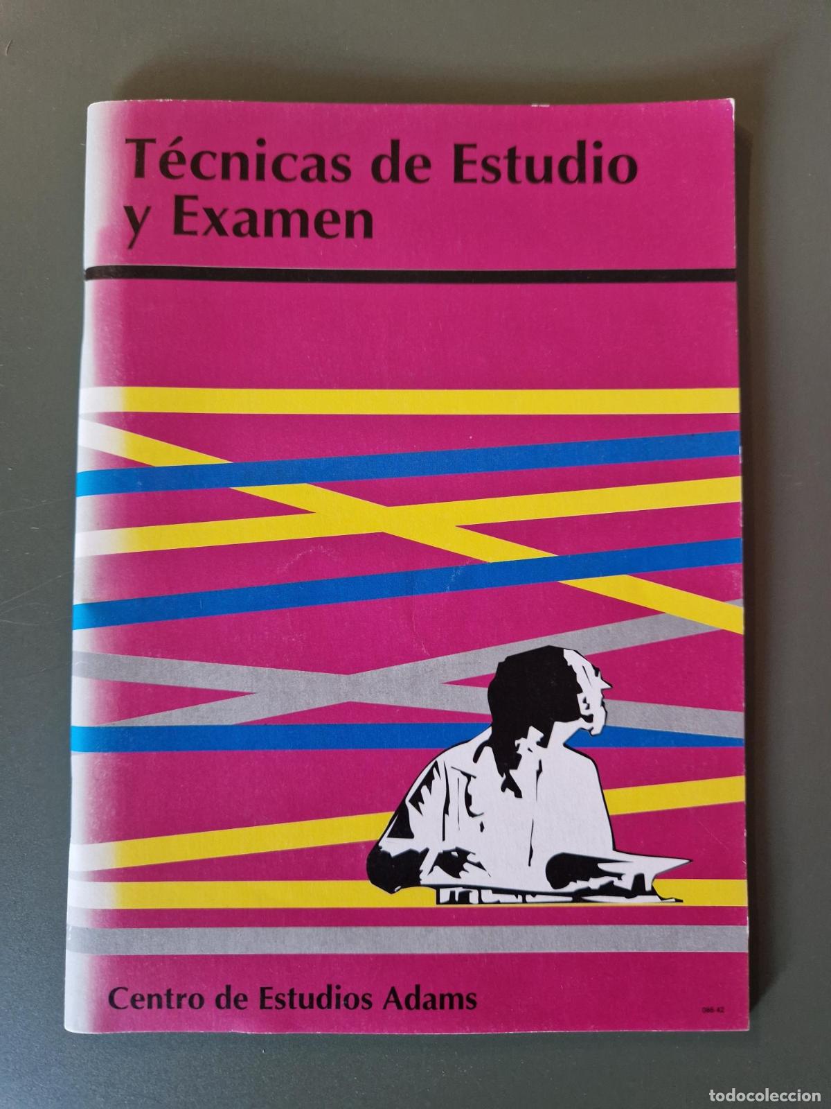 Libros: T&eacute;cnicas de estudio y examen - Pereira Moure, Manuel
