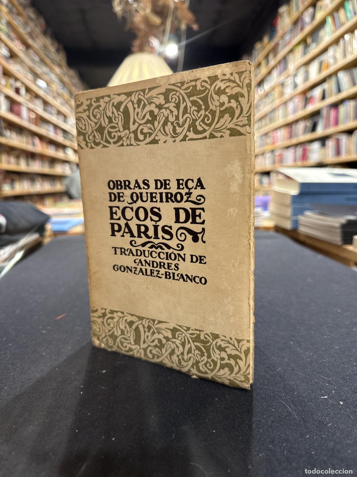 Libros: Ecos de Par&iacute;s - E&ccedil;a de Queir&oacute;s