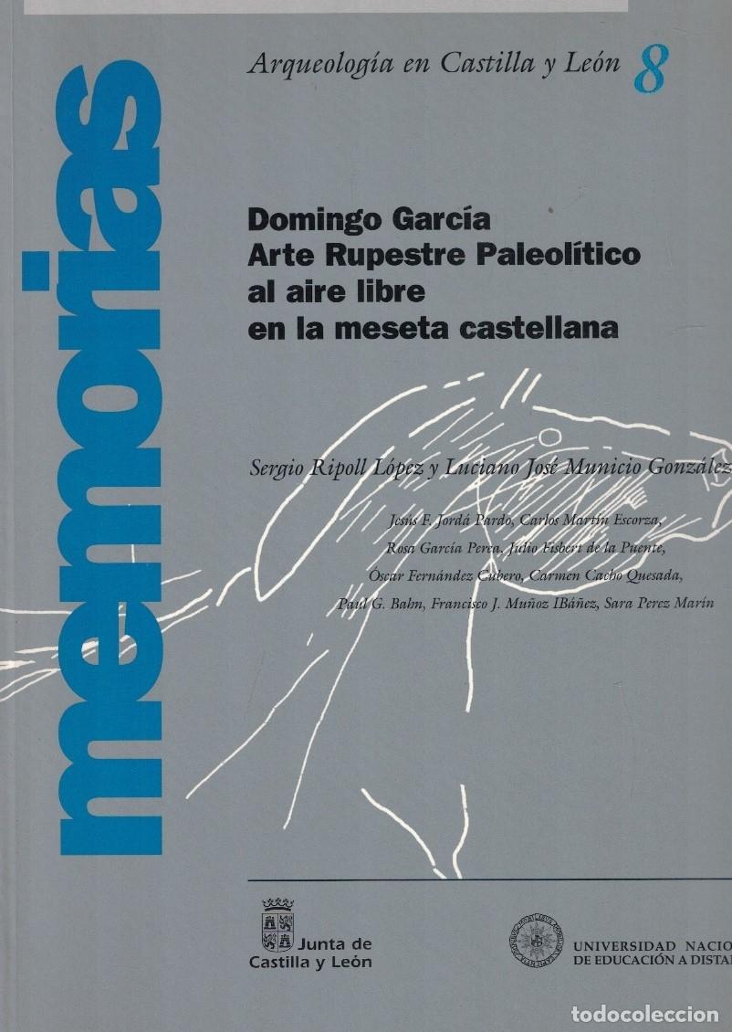 Livros em segunda m&atilde;o: DOMINGO GARC&Iacute;A ARTE RUPESTRE PALEOL&Iacute;TICO AL AIRE LIBRE EN LA MESETA CASTELLANA. - Ripoll L&oacute;pez / Mun