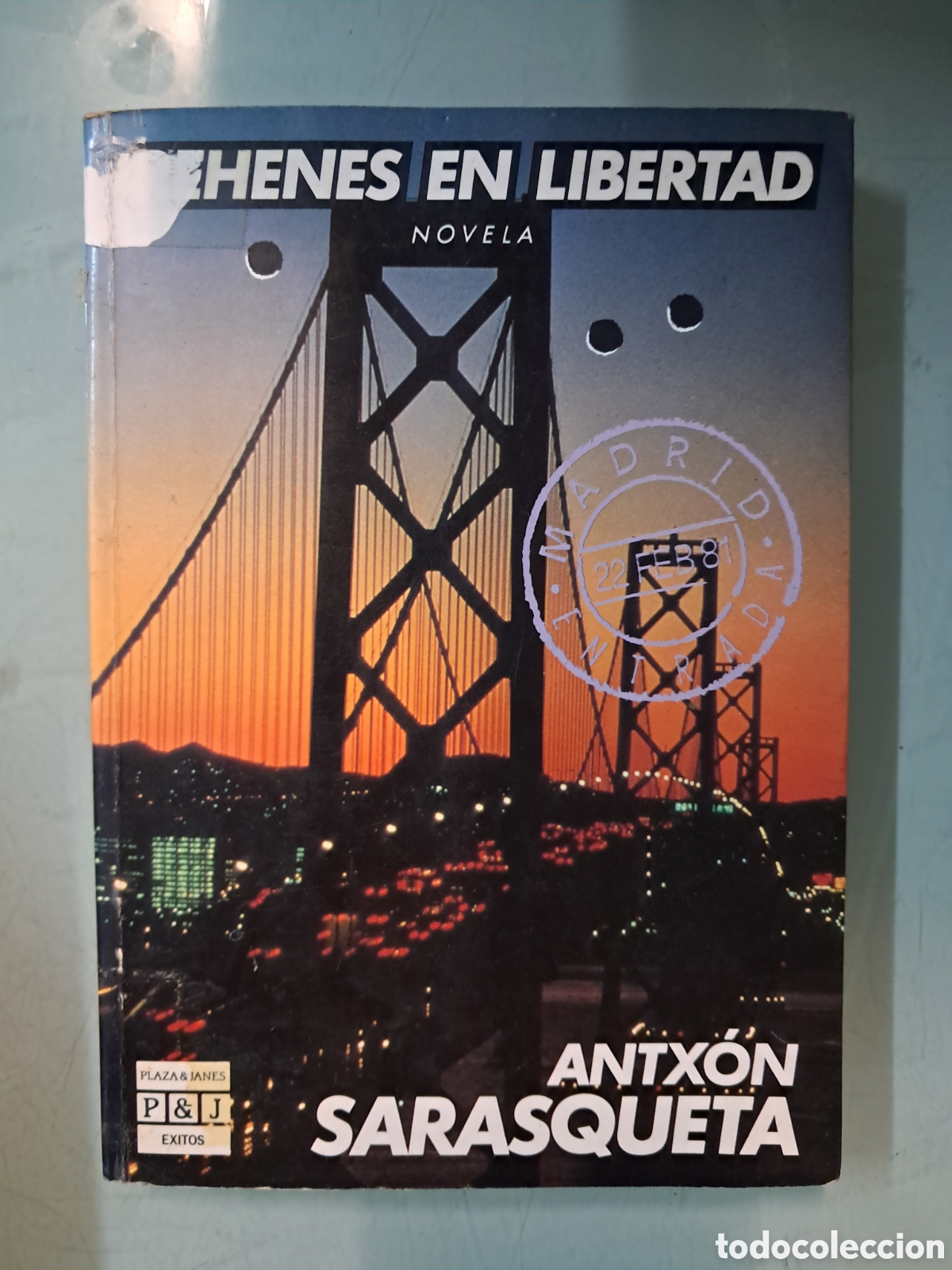 Libros: Antxon Sarasqueta, Rehenes en libertad, Plaza Janes