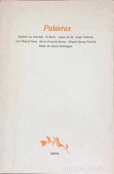 Libros: ANDRADE. (Eug&eacute;nio de) et al. - PALAVRAS. [1.&ordf; EDI&Ccedil;&Atilde;O] - Foto 1