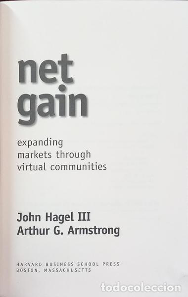 Libros: HAGEL III. (John) e Arthur G. Armstrong. - NET GAIN. - Foto 2