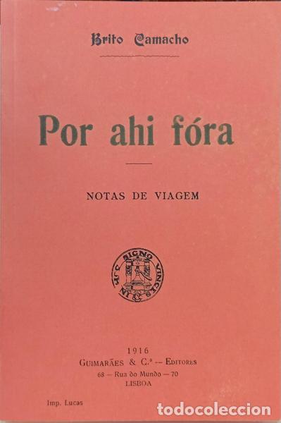 Livres: CAMACHO. (Brito) - POR AHI F&Oacute;RA.