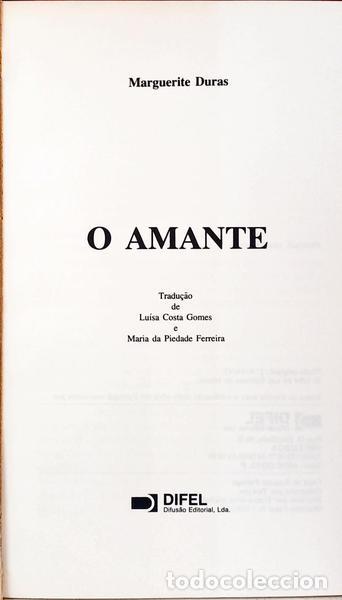 Libros: DURAS. (Marguerite) - O AMANTE. - Foto 2
