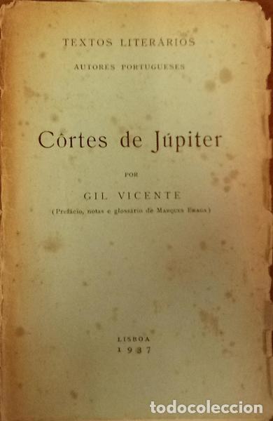 Libros: VICENTE. (Gil) - C&Ocirc;RTES DE J&Uacute;PITER. - Foto 1