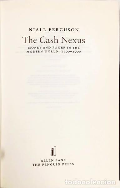 Libros: FERGUSON. (Niall) - THE CASH NEXUS. - Foto 2