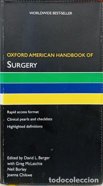 Livres: BERGER. (David L.) - OXFORD AMERICAN HANDBOOK OF SURGERY.